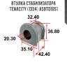Втулка стабилизатора tenacity (1334) asbto1051