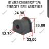 Втулка стабилизатора tenacity (2211) asbsb1004