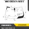 Стекло лобовое датчик дождя bmw 3-series 05-14  fuyao 2447agngymv1b