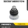 Шаровая опора нижняя renault  sat st-6001547519b