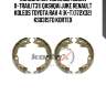 Колодки баpабанные nissan x-trail(t31) qashqai juke renault koleos toyota rav 4 (к-т)(172x32) ks031std kortex
