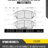 Колодки тормозные передние (без датчика) (смесь semi-metallic) (toyota corolla 9201/carina e 9296/rav 4 9495) (trw gdb1143) e100213 miles