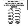 Пружина подвески (2шт комплект) передняя chevrolet captiva/daewooo winstorm 06-/opel antara 10- diesel baikor bkcs0375