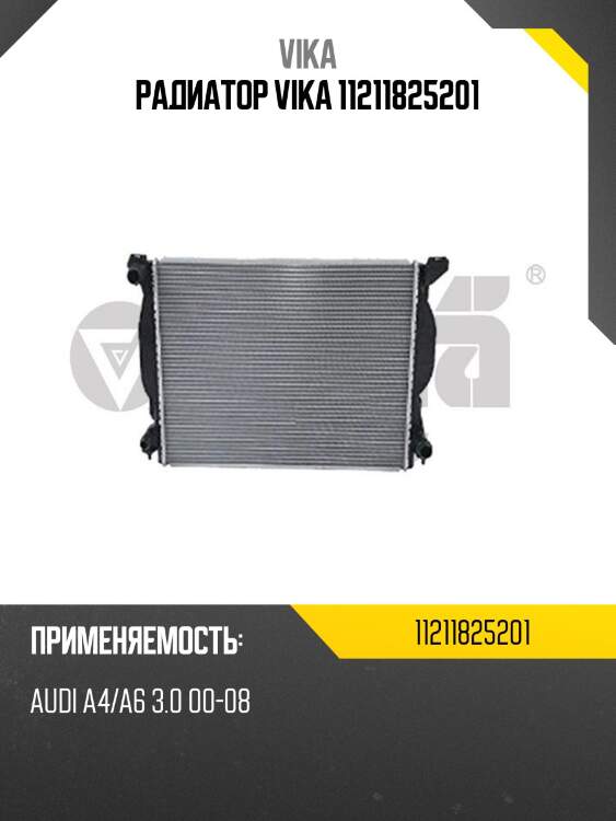 Радиатор vika 11211825201