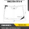 Стекло лобовое 4d sed toyota corolla usa e170 13-18 xyg fw03838 lfw/x