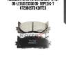Колодки торм. toyota camry (v40) 06-lexus es350 06- перед.к-т kt2080std kortex