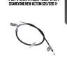 Трос ручника правый 49020-34204, ssangyong new action g20/d20 11-