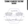 Колодки тормозные дисковые ceramic technology | зад | ngn 3502607