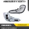 Фара противотуманная слева hyundai solaris 10-14  sat st-221-20s1l-ue-r