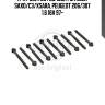 К-кт болтов гбц 10шт., citroen saxo/c3/xsara, peugeot 206/307 1.6 16v 97-