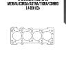 Прокладка гбц!\ opel meriva/corsa/astra/tigra/combo 1.4 16v 03>