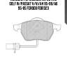 Колодки тормозные перед vag golf iv/passat v/vi/a4 95-08/a6 95-05 ferodo fdb1323