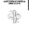 Ремкомплект грм!\ hyundai accent/elantra/getz/matrix, kia carens 1.5-2.2 01-12