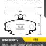 Колодки тормозные renault logan 04-/sandero 08-/clio 91- передние без датчика sp1243 sangsin