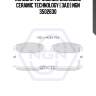 Колодки тормозные дисковые ceramic technology | зад | ngn 3502630