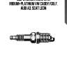 Свеча зажигания! 2pin iridium+platinum\ vw caddy/golf, audi a3, seat leon