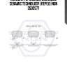 Колодки тормозные дисковые ceramic technology | перед | ngn 3502577
