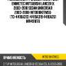 Ремкомплект рулевой рейки /для emmetec mitsubishi lancer ix 2003-2018 sedan universал 2003-2008  mt9018kitmsg  (tg-4410a313) 4410a319 4410a351 mr491876