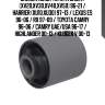 Сайлентблок toyota camry (xv20,xv30,xv40,xv50) 96-21 / harrier (xu10,xu30) 97-13 / lexus es 96-06 / rx 97-09 / toyota camry 96-06 / camry uae/usa 96-17 / highlander 00-13 / kluger v 00-13