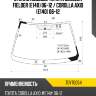 Стекло лобовое toyota corolla fielder e140 06-12  kmk toyt0054