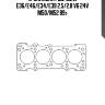 Прокладка гбц!\ bmw e36/e46/e34/e39 2.5/2.8 v6 24v m50/m52 89>