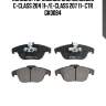 Колодки тормозные зад mercedes c-class 204 11-/e-class 207 11- ctr gk0084
