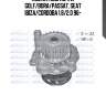 Насос водяной audi a4 (b5, b6), skoda octavia (1u) 1.8, vw passat (3b) 1.8-2.0 a-186 dolz