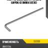 Ключ торцевой шестигранный с шаром, h3 ombra 502303