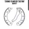 Колодки тормозные дисковые ceramic technology | зад | ngn 3501477