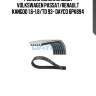 Ремень поликлиновой volkswagen passat/renault kangoo 1,6-1,8/td 93- dayco 6pk894