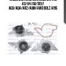 Насос системы охлаждения vag a3/a4/a6/golf agu/aqa/arz/aum/awd dolz a195