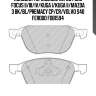Колодки тормозные перед ford focus ii/iii/iv/kuga i/kuga ii/mazda 3 bk/bl/premacy cp/cr/volvo s40 ferodo fdb1594