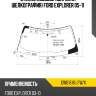 Стекло лобовое широкая шелкография ford explorer 05-11 xyg dw01618 lfw/x