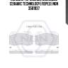 Колодки тормозные дисковые ceramic technology | перед | ngn 3501937