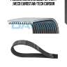 Ремень поликлиновой 12pk1814 ,iveco eurostar/tech cursor