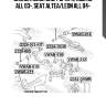 Сайлентблок зад. рычага, audi a3 all 03-, seat altea/leon all 04-