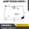 Стекло лобовое датчик дождя xyg touran-10-vcs lfw/x