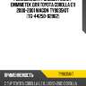 Ремкомплект рулевой рейки / emмметек для toyota corolla e11 2000-2001 wagon  ty9035kit  (tg-44250-02062)