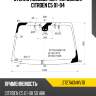 Стекло лобовое датчик дождя citroen c5 01-04 fuyao 2727agnmv1b