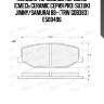 Колодки тормозные передние (смесь ceramic серия pro) suzuki jimny/samurai 88- (trw gdb383) e500496