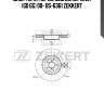 Диск торм. перед. subaru impreza (gd gg) 00- bs-6361 zekkert