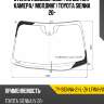 Стекло лобовое обогрев щеток xyg ty-sienna-21-l-zh lfw/h/x