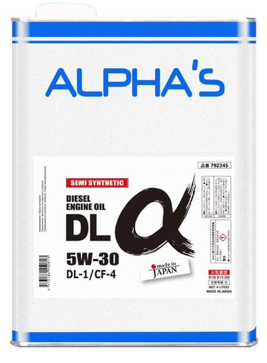 Alpha-s масло моторное alpha's 792345 5w-30 792345