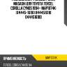 Ремкомплект рулевой рейки musashi для toyota tercel corolla cynos 1994-  map1074k  (04445-16110) 0444516110 0444516100