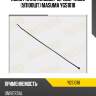Хомут пластиковый черный 4х300 (уп100шт) masuma ygs1018