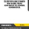 Шаровая опора, левая 555 sb2802l