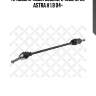 Привод правый 969mm, 24086, opel astra h 1.8 04-