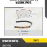 Ремень ручейковый 3pk- 915 masuma 3pk915