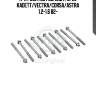 К-кт болтов гбц 10шт., opel kadett/vectra/corsa/astra 1.2-1.6 82-