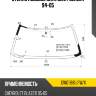 Стекло лобовое chevrolet blazer 94-05 xyg dw01168 lfw/x